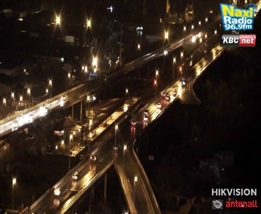 Pančevački most oko 20.30 sati