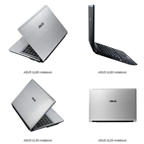 Notebooki z serii ASUS UL. fot. ASUS.