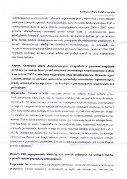 Szef CBA: Pitera to ignorantka