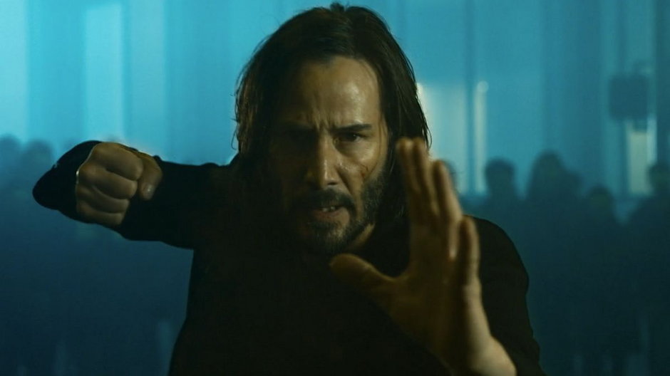 Keanu Reeves w filmie "The Matrix Resurrections"