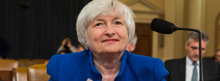 Jenet Yellen została nowym sekretarzem skarbu USA. Poparło ją 84 senatorów, 15 było przeciw