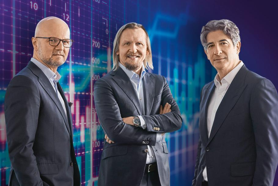 W 2020 roku Leszek Muzyczyszyn (od lewej), Andrzej Bartos i Krzysztof Kulig sfinalizowali rozłożoną na kilkanaście lat sukcesję w Innova Capital, jednym z najpotężniejszych funduszy private equity w regionie CEE 