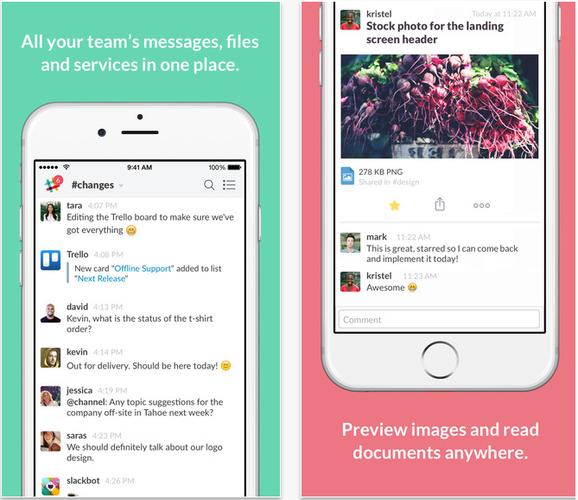 Slack to jedna z najpopularniejszych platform umożliwiających zarządzanie wspólnymi projektami oraz komunikowanie się wewnątrz zespołu. Otrzymujemy możliwość tworzenia dowolnej liczby prywatnych i publicznych grup dyskusyjnych, przesyłania dokumentów i innych plików, jak również publikowania ogłoszeń i list zadań.