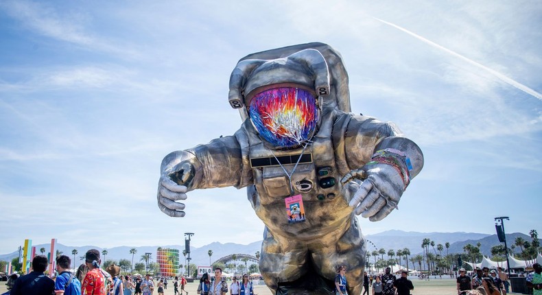 coachella astronaut