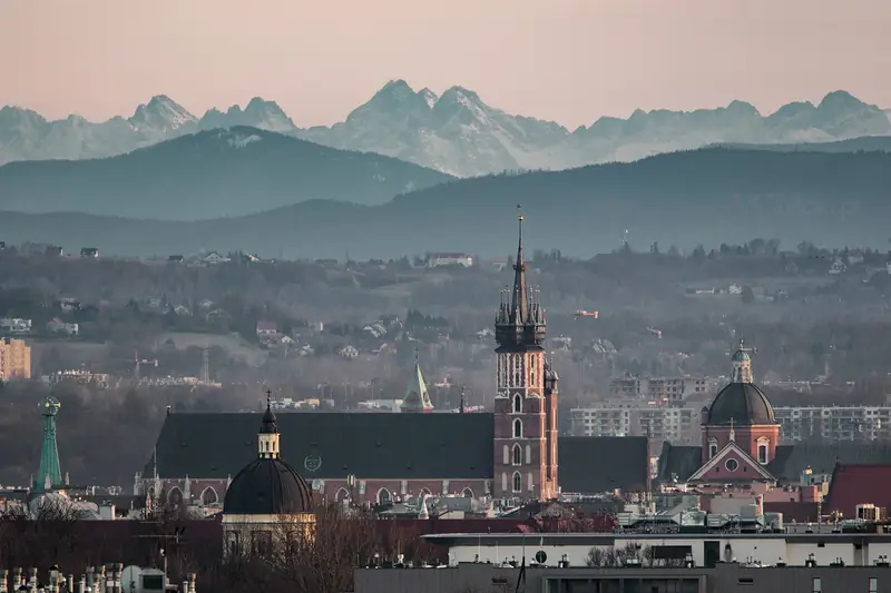 Tatry fotografowane z okolic Krakowa / fot. Jan Ulicki