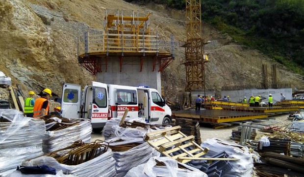 zenica gradiliste obrusavanje skele