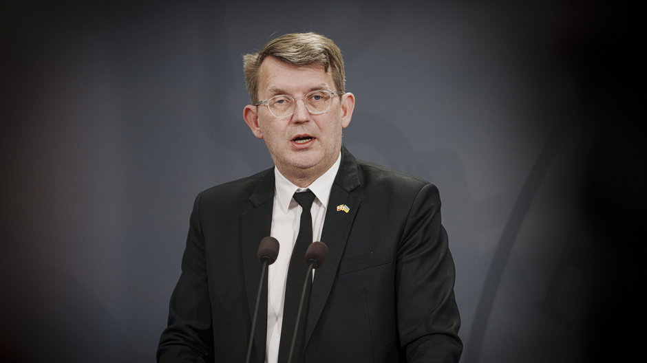 Duński minister obrony Troels Lund Poulsen