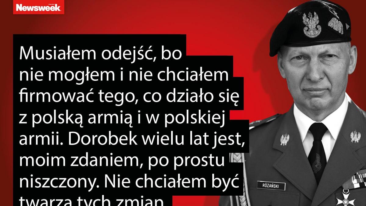 Mirosław Różański wojsko armia żołnierze MON Antoni Macierewicz