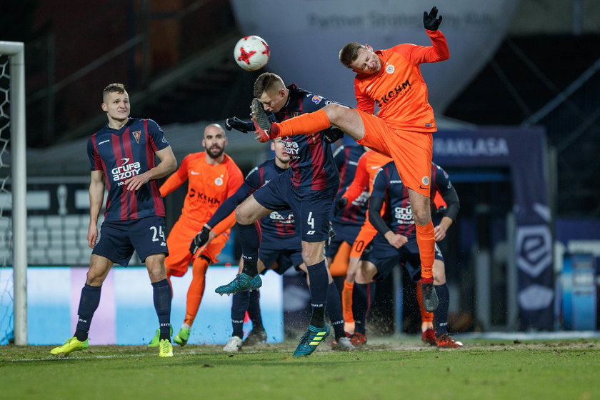 Pilka nozna. Ekstraklasa. Pogon Szczecin - Zaglebie Lubin. 10.12.2017