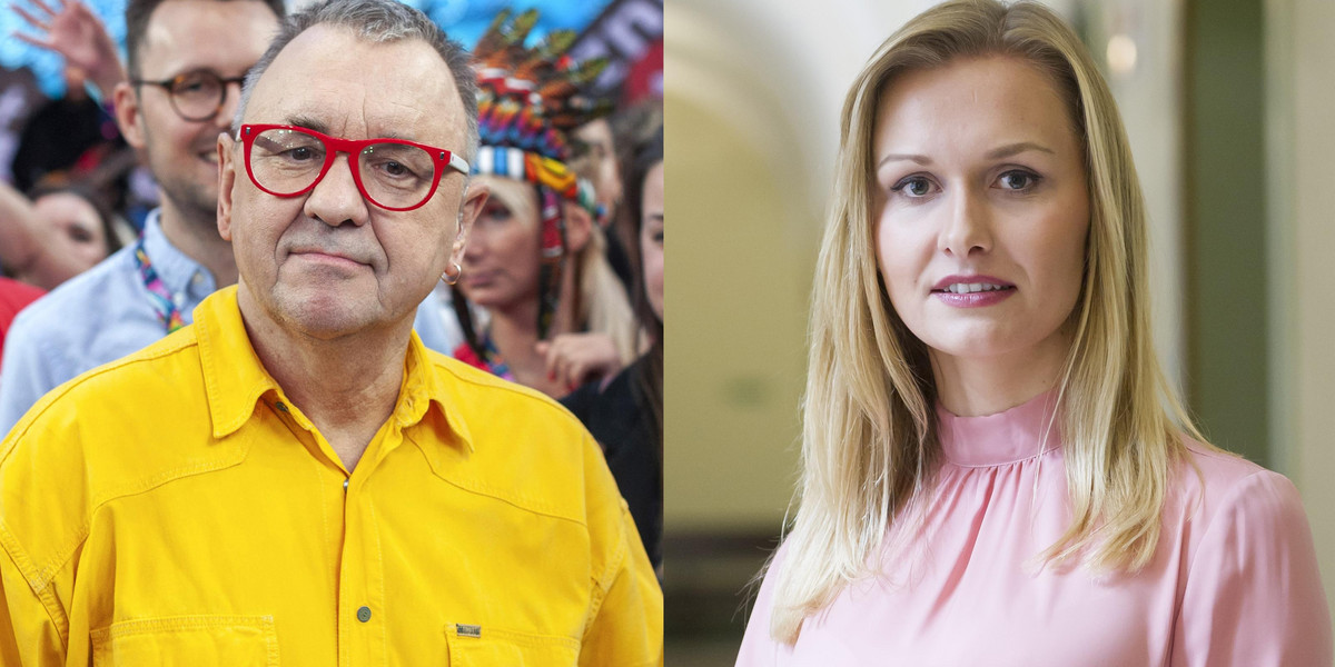 Jurek Owsiak i Natalia Nitek-Płażyńska