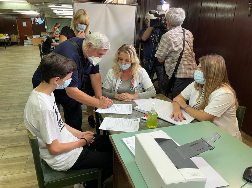 Vakcinacija unuka Branislava Tiodorovića