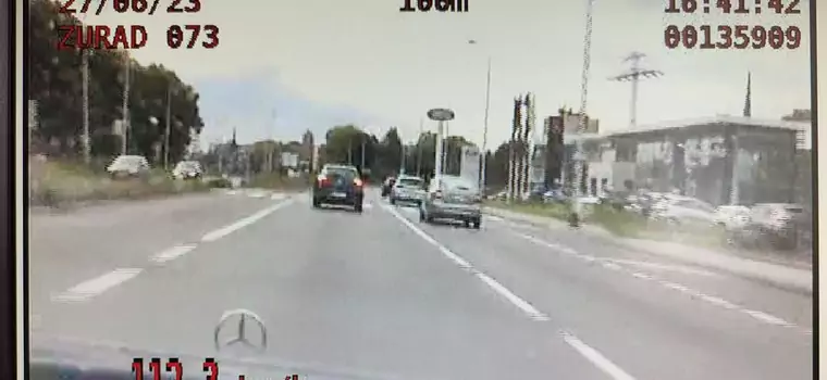 Zatrzymali ją policjanci z grupy "Speed". Miała "zły dzień"