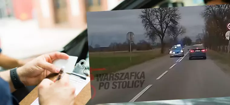 Wyprzedzał z drugiej strony wysepki. Policjanci tylko na to czekali [WIDEO]