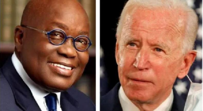 Akufo-Addo and Joe Biden