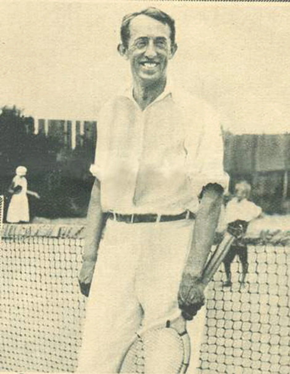 Ivan Radović kao državni prvak i prvak Beograda u tenisu 1930.