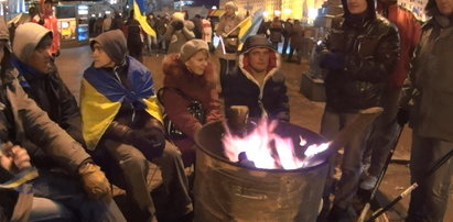 Dziennikarze Faktu na barykadach w Kijowie