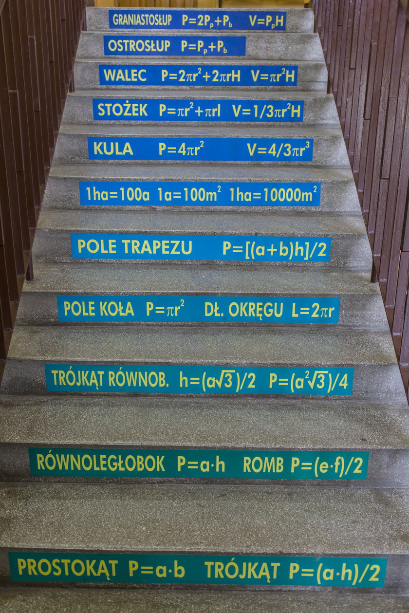 Powstały kolejne edukacyjne schody w gimnazjum w Luboniu