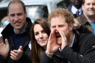 The Duke & Duchess Of Cambridge And Prince Harry Attend The Virgin Money London Marathon