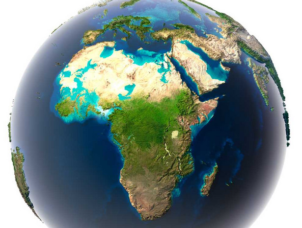 Afryka, mapa Fot. Shutterstock