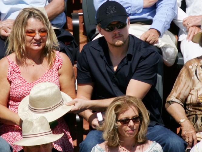 Leonardo diCaprio ze swoją mamą Irmelin
