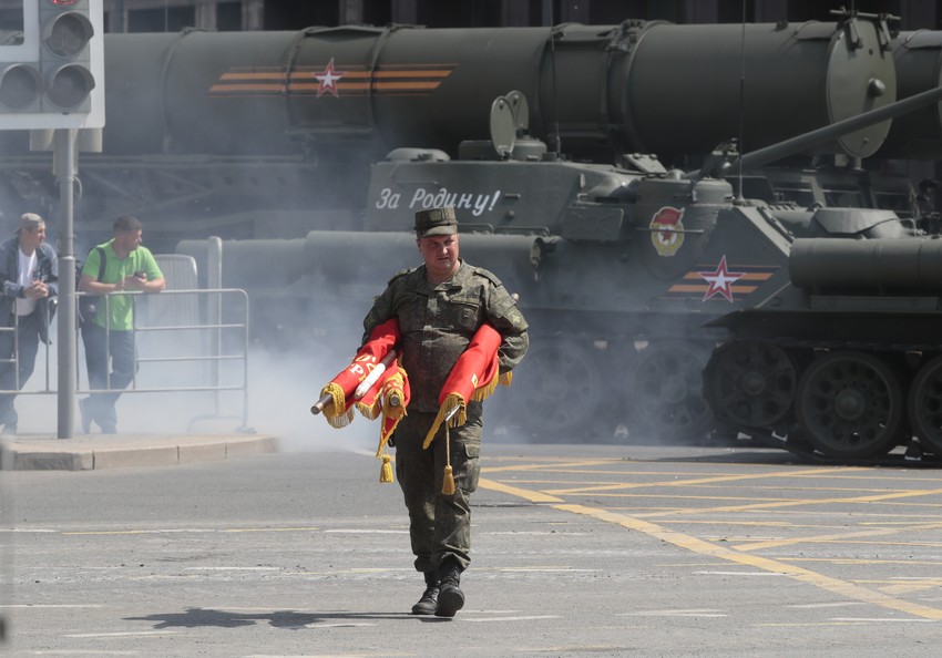 Pripreme za paradu u Moskvi