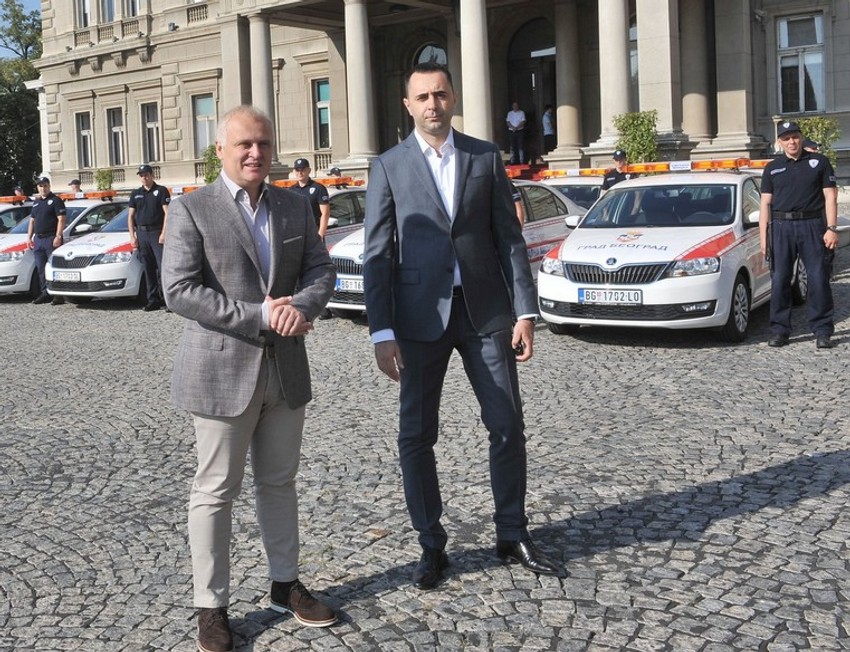 Ivan Divac sa zamenikom gradonačelnika Vesićem