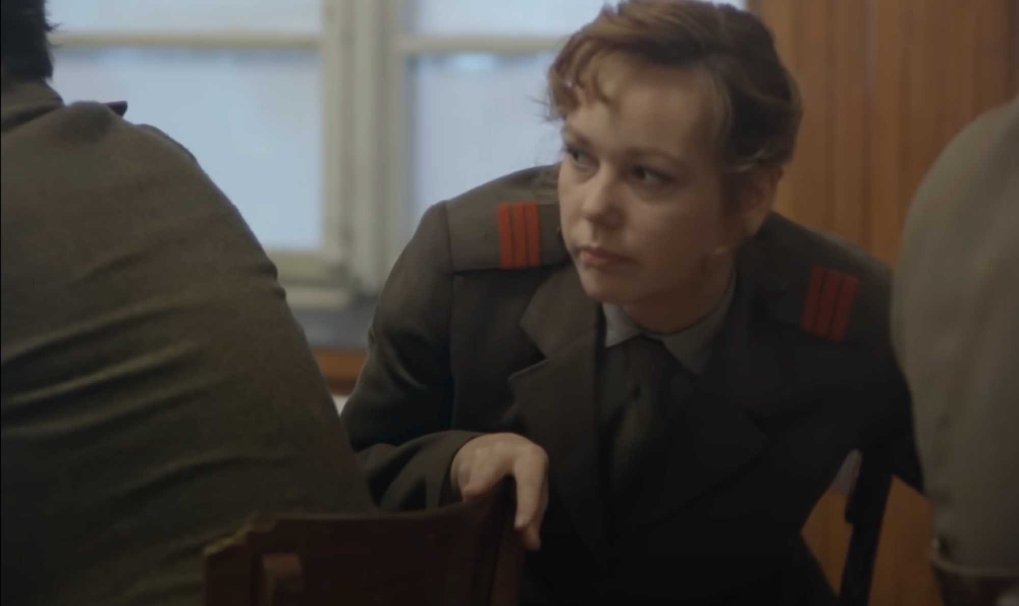 Česká herečka Martina Adamcová vo filme Tankový prápor. 