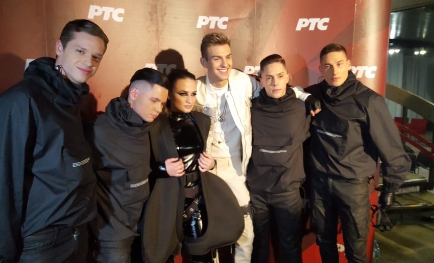 Andrija Jo sa ekipom na Beoviziji