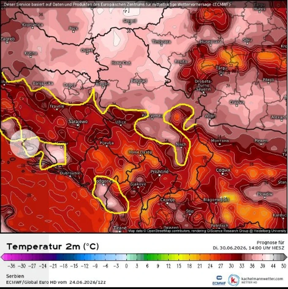 Čubrilo je najavio tropske dane i tropski noći