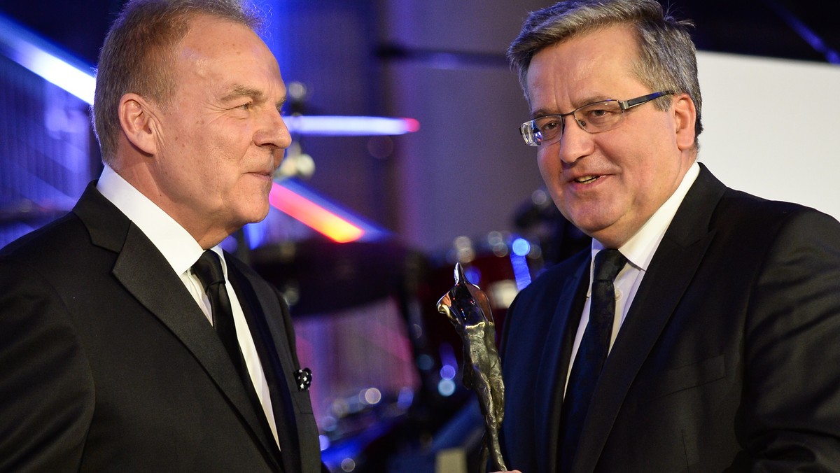 Prezydent Bronisław Komorowski został laureatem Super Wektora 2014 - nagrody Pracodawców RP, przyznawanej za działalność przynoszącą szczególne korzyści polskiej gospodarce oraz za tworzenie klimatu sprzyjającego rozwojowi przedsiębiorczości.