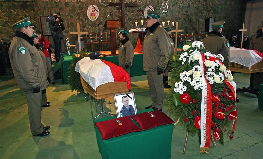 Pogrzeb lotników, którzy zginęli na Białorusi