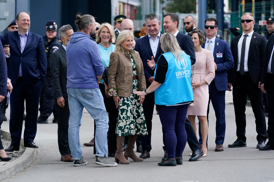 Džil Bajden u Slovačkoj