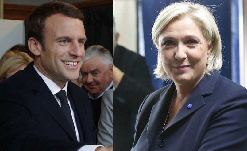 Emmanuel Macron i Marine Le Pen