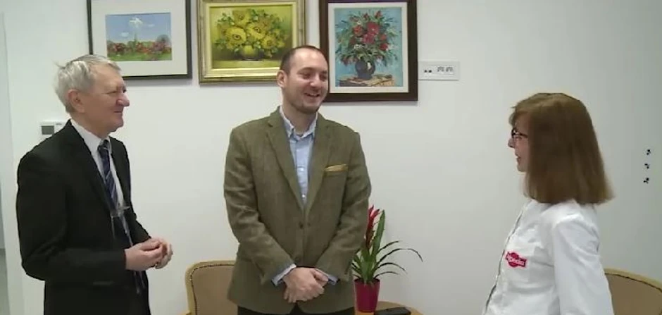 Andrija Sente sa roditeljima