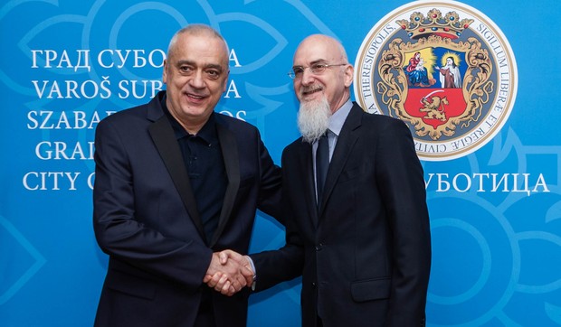 Gradonačelnik Subotice Stevan Bakić se sastao sa ambasadorom Italije Lukom Gorijem