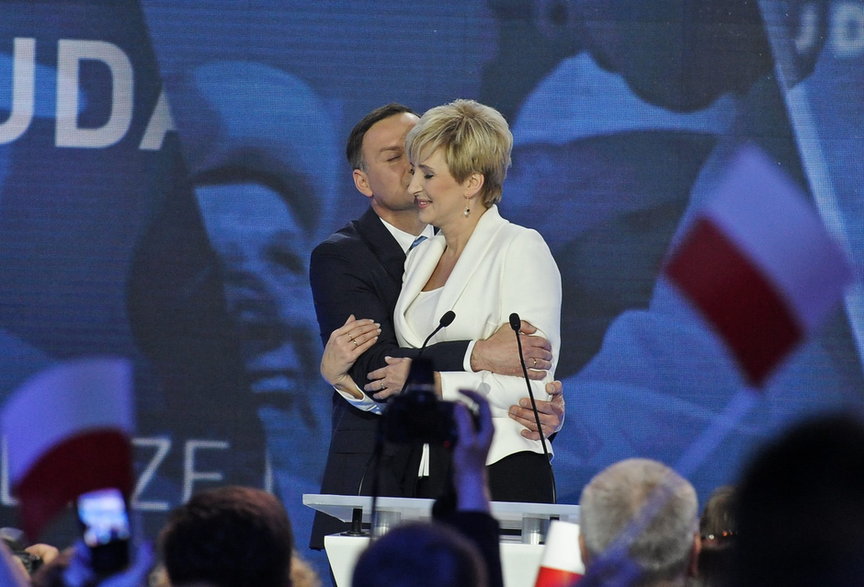Andrzej Duda i Agata Kornhauser-Duda w 2015 r.