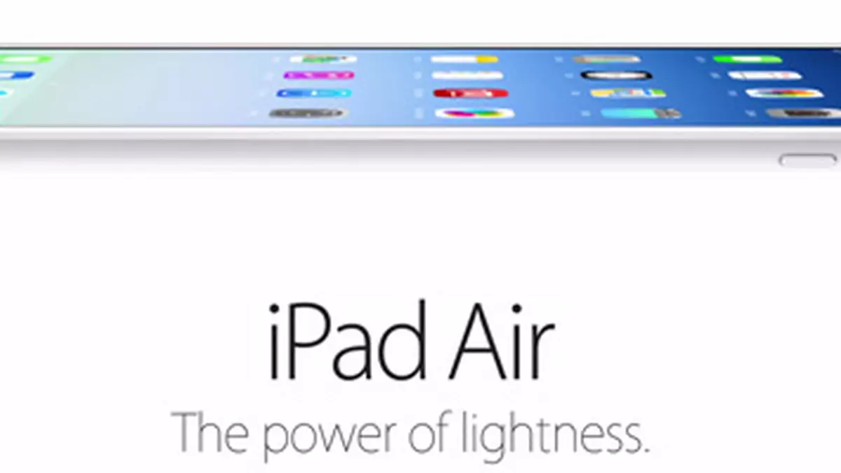 iPad Air. Koszt jego wyprodukowania jest niższy niż iPada 3