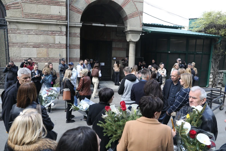 Saša Vidić, kremacija