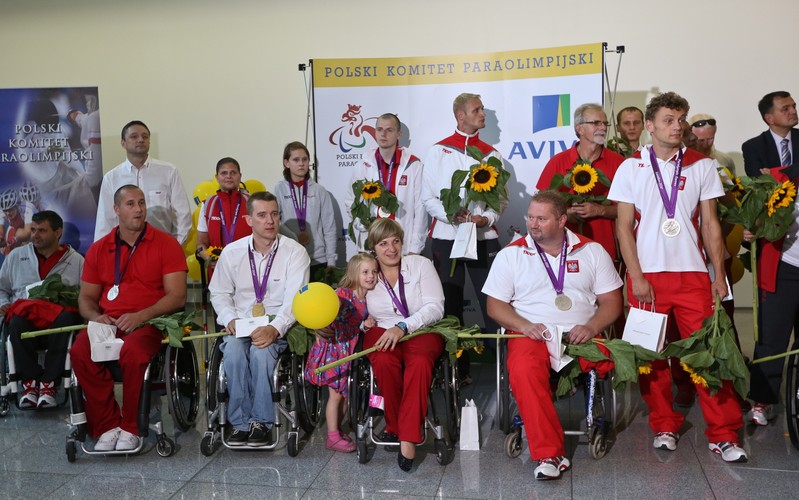 Powitanie medalistów