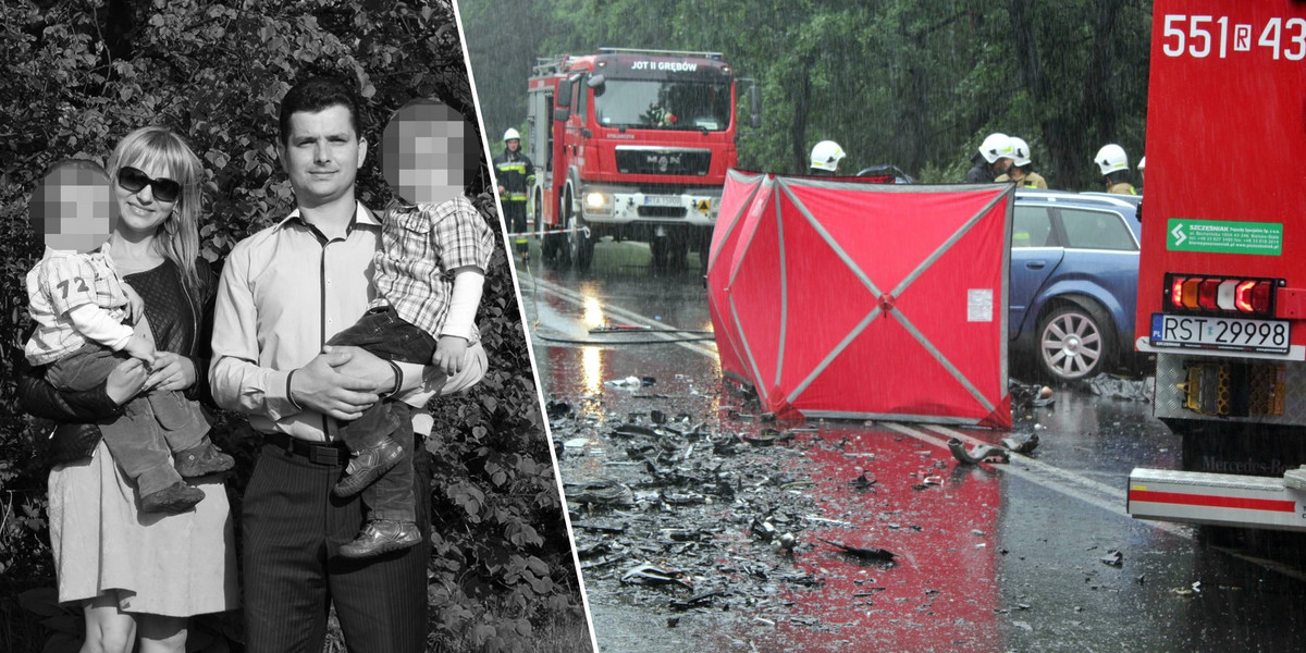 Marzena i Mariusz zginęli w wypadku w Jamnicy. Osierocili troje dzieci.