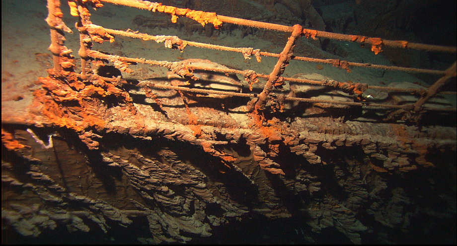 Zdjęcia wraku Titanica wykonane w 2004 roku
