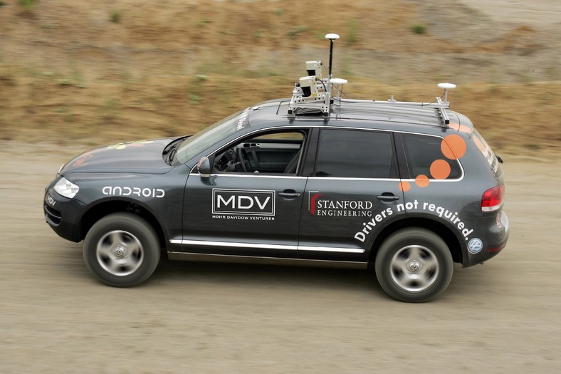 Wyscig DARPA Volkswagen Stanley