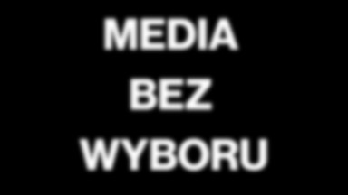 Media bez wyboru. Ludzie kultury komentują protest