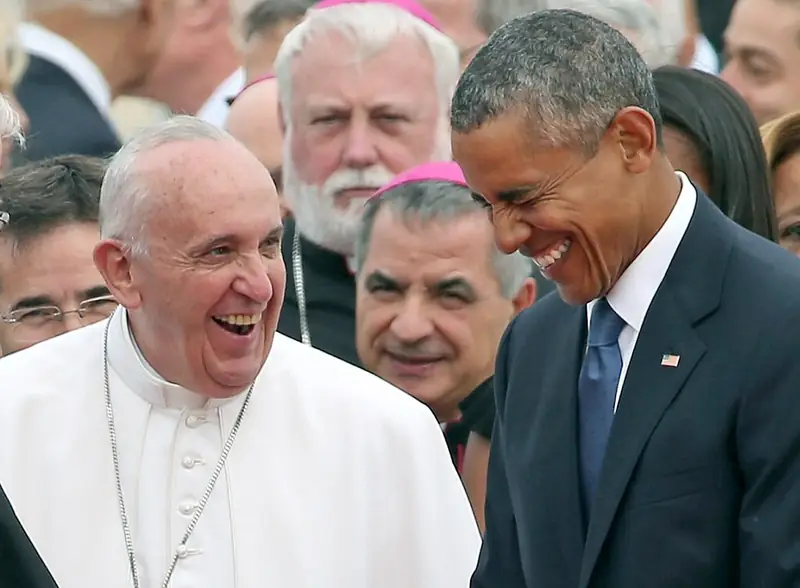 Spotkanie papieża Franciszka i Baracka Obamy