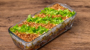 nie jarzynowa ani gyros. sałatka drwala idealna na imprezę. sałatka na imprezę sylwestrową