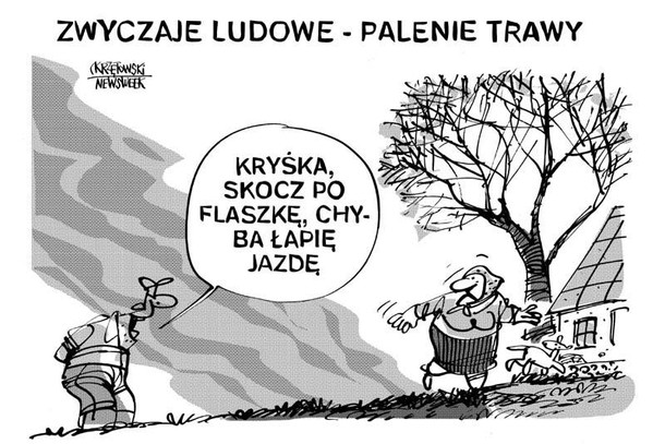 Palenie trawy marihuana krzętowski