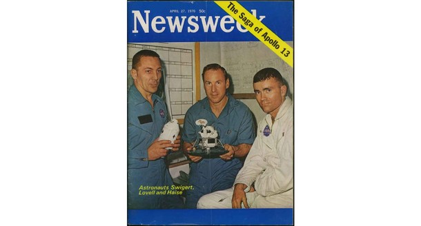 Okładka amerykańskiego wydania Newsweeka z 27 kwietnia 1970 r. poświęconego misji Apollo 13.