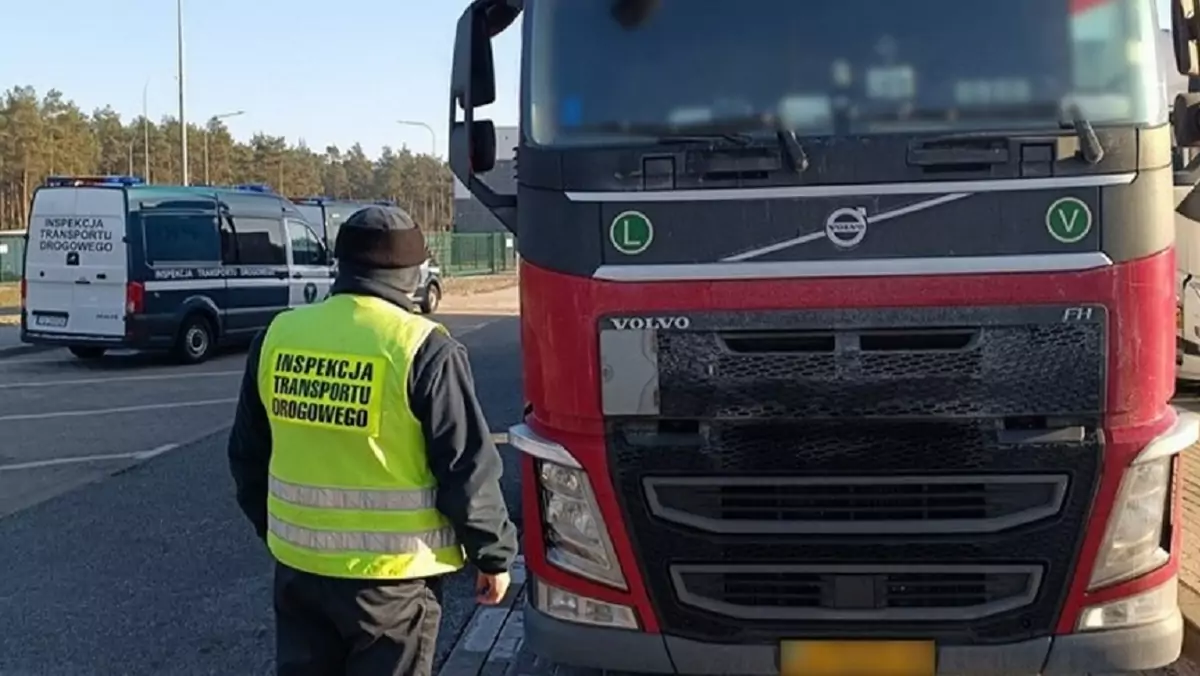 Inspektorzy ITD wstrzymali transport z Chin do Belgii