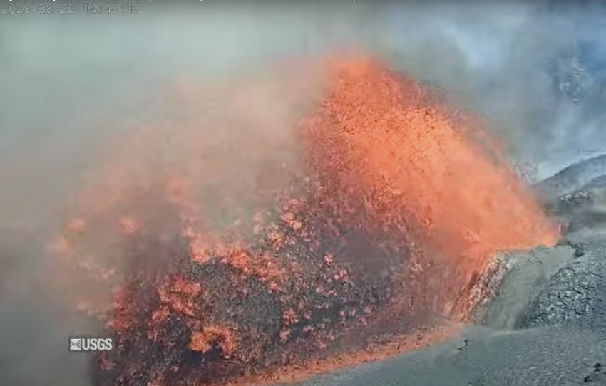 Kilauea, erupcija 22. avgusta