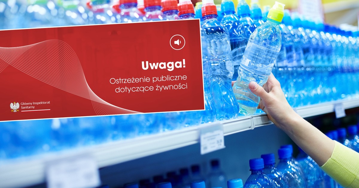 Pilne ostrzeżenie GIS! W wodzie znaleziono kawałki szkła